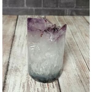 BEAUTIFUL DEEP PURPLE  AUTHENTIC AMETHYST COLUMN